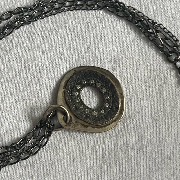 Silpada Sterling Silver and CZ “Anemone” Necklace - Picture 2 of 4